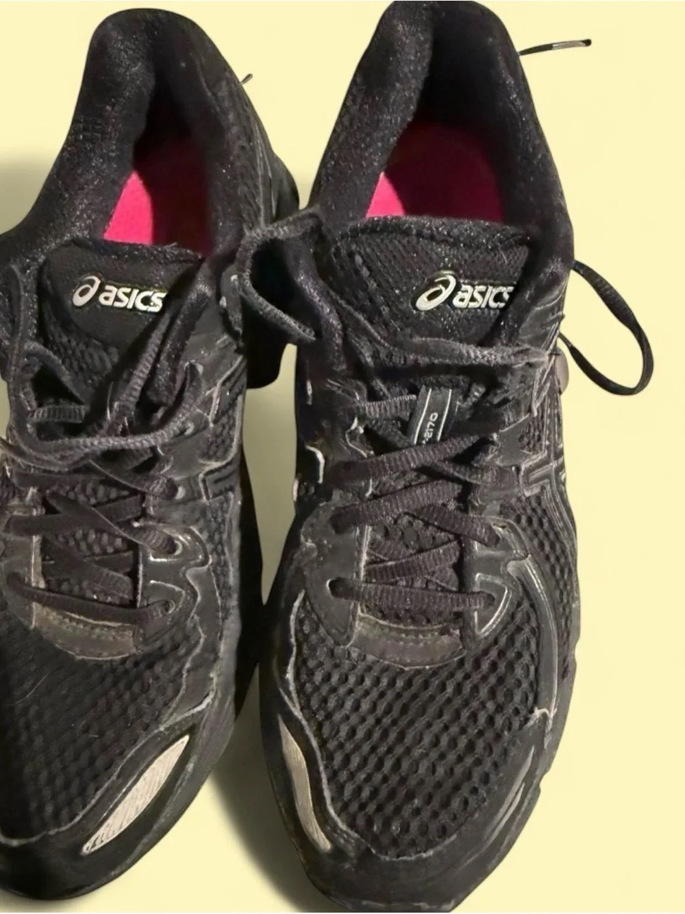 ASICS Black Women's Athletic Running/ Cheer Shoes